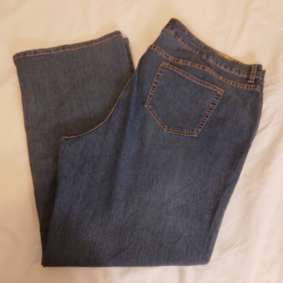 Embroidered Jeans Size 24 By Two Girls Dancing sequins beads floral CUTE! - Picture 2 of 9